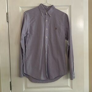 Ralph Lauren Custom Fit Lilac Long Sleeve Shirt